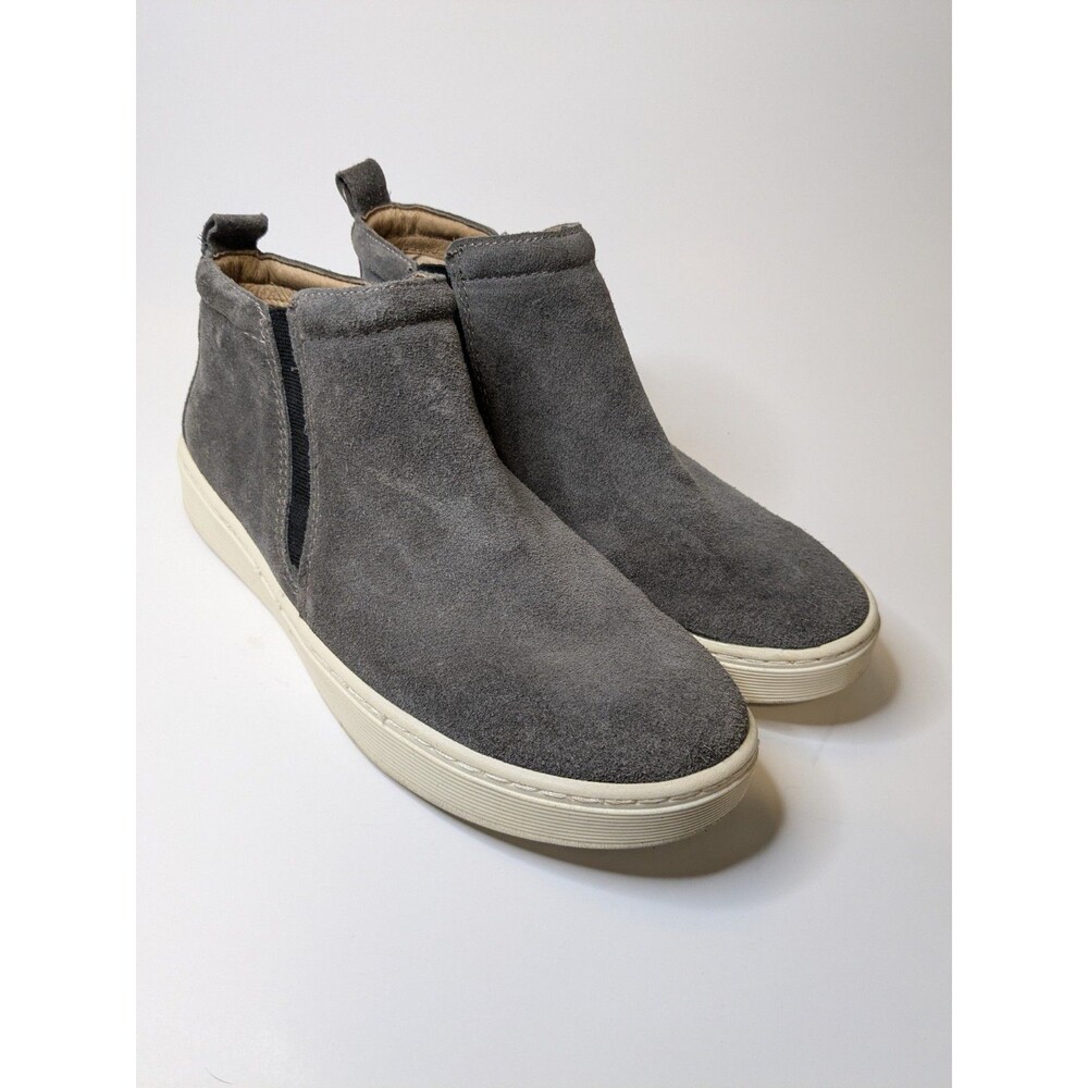 Sofft Britton Gray Suede Slip-On Chelsea Sneaker Boots Women’s Size 7.5 Comfort